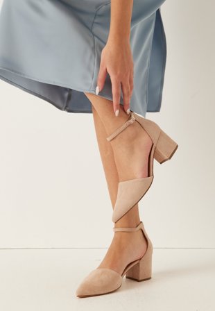 Bianco - Biadevived Pump Micro Suede - Nougat