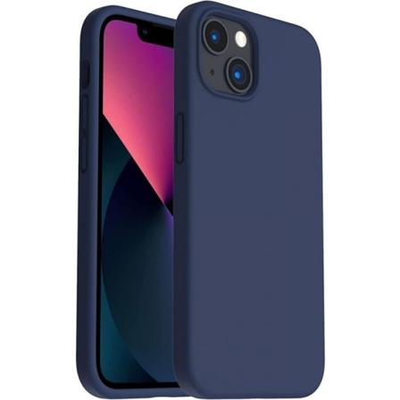 Silikonecover til iPhone 14 Pro Max, Mørkeblå Blå