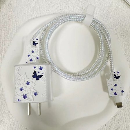 USB-kabelbeskyttelse US Charger Protector Cover e Style Prot