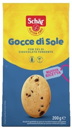 Schar Gocce Di Sole Biscotti Con Gocce Di Cioccolato Senza