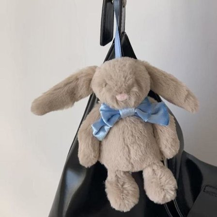 Jellycat plyslegetøj, blødt og behageligt, perfekt til børn, Valentinsdagsgaver, samlerobjekter, julehalstørklæde kanin nøglering.