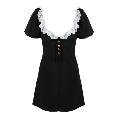 Alessandra Rich, Short Dresses Czarny, Kobieta, Rozmiar: 3XS
