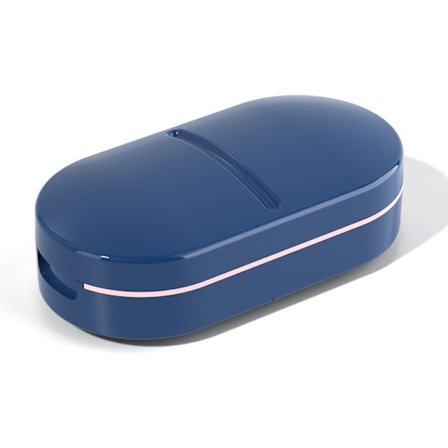 Pillekutter, pilledeler, bærbar pillekutter, liten pilleboks, kutte pilleboks