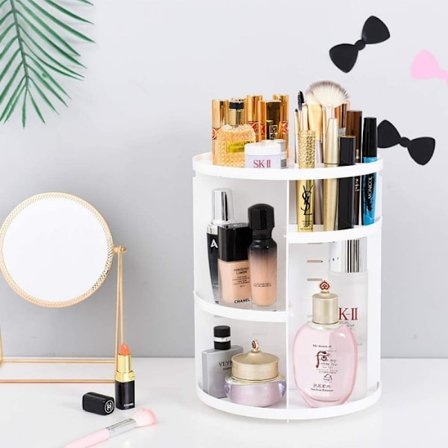 Roterende Makeupbeholder - Organizer til Makeup og Tilbehør