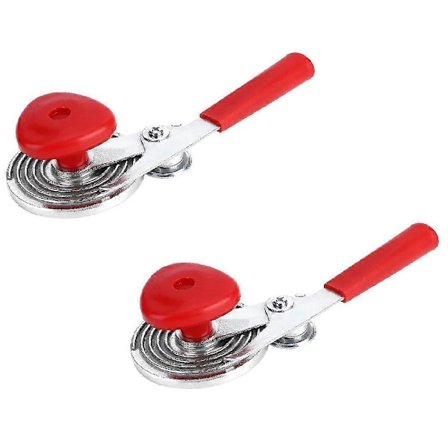 2-delt sølv krukke forseglingsanordning til glas, manuelt konserveringsværktøj til husholdningskøkkenet