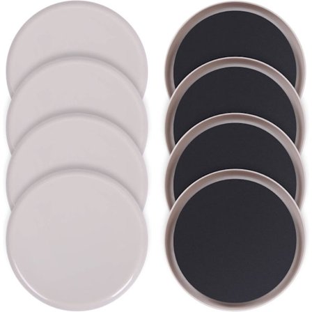 8 stk. møbelglider - 5" genanvendelige glider til at flytte tunge møbler og