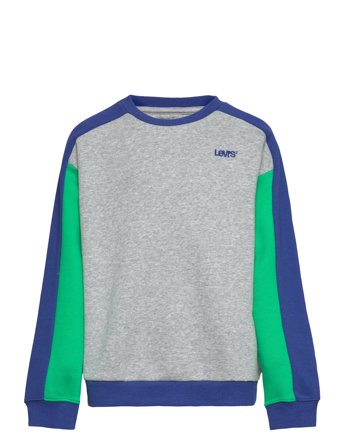 Levi's Colorblock Crewneck Sweat-shirt Genser Grå Levi's*Betinget Tilbud