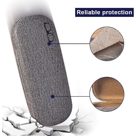 Hård skal flip briller etui, unisex bærbar briller beskytter