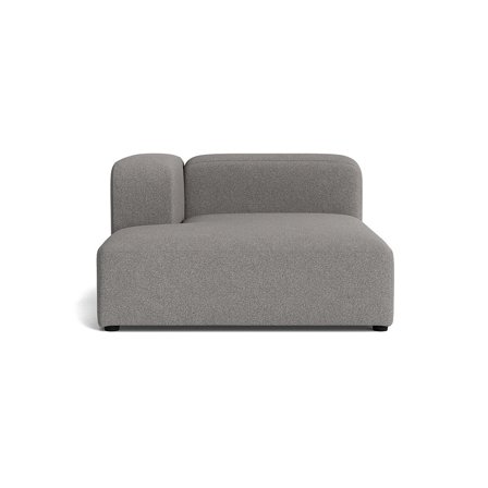 Milo XL chaiselong, venstrevendt - Loop Grå - 130x170x72 - Sofa, chaiselong