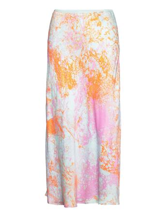 Chlokb Skirt Knälång Kjol Multi/mönstrad Karen By Simonsen