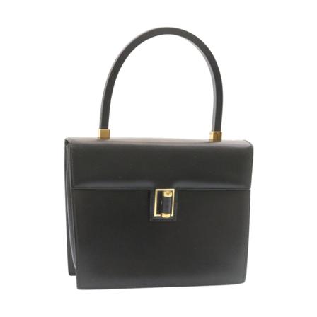 Gucci Vintage, Pre-owned Handbag Zwart, Dames, Maat:ONE Size,leer