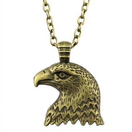 Necklace - Eagle - Bronze - Chain