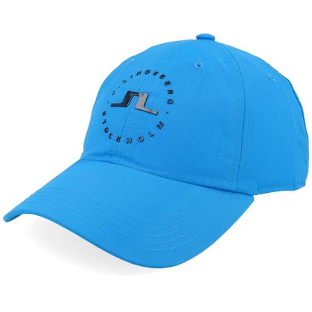 J.Lindeberg - Bleu unconstructed Casquette - Tom Cap Sonic Blue Dad Cap @ Hatstore