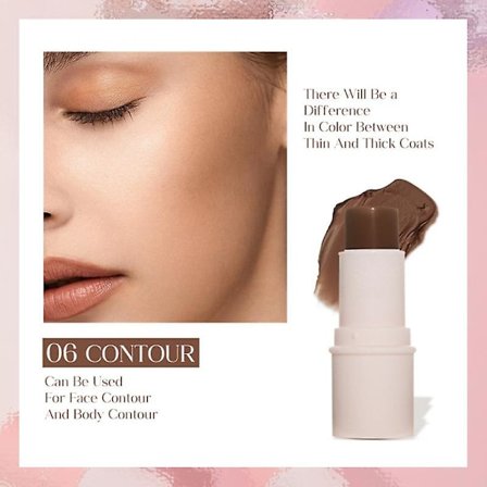 Multifunktionel Makeup Stick Highlighter Blush Stick Kind Rouge Highlight Shadow Blush Stick Bar Ansigt Concealer Contouring