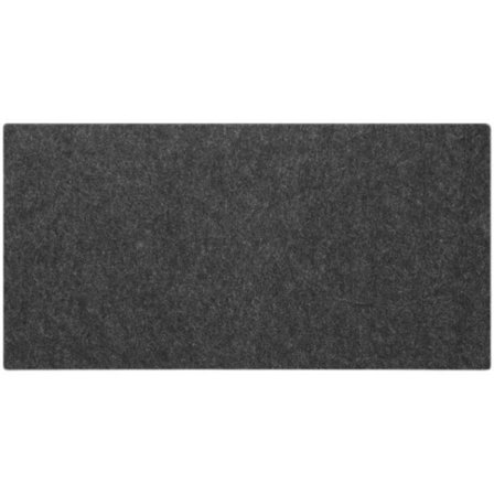 Skrivbordsunderlägg i filt, stor musmatta i filt, halkfri skrivmatta i filt, skrivbordsmatta, skrivbordsskydd för kontoret (mörkgrå)