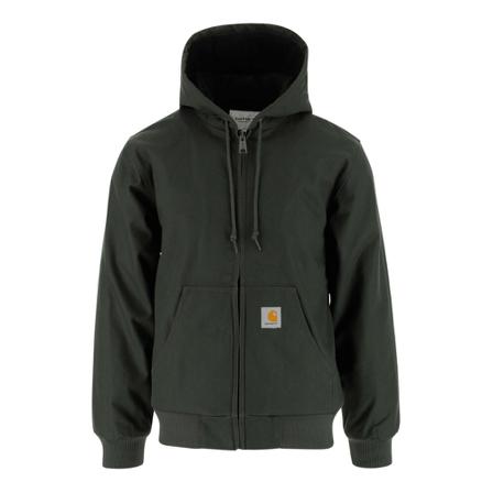 Carhartt Wip, Zip-throughs Zwart, Heren, Maat:S,Katoen
