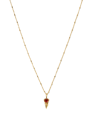 Syster P Mrs H Spike Necklace Halsband Dam Guld ONESIZE