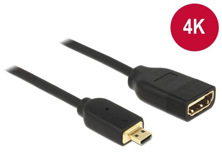 Delock HDMI-adapter - 20 cm
