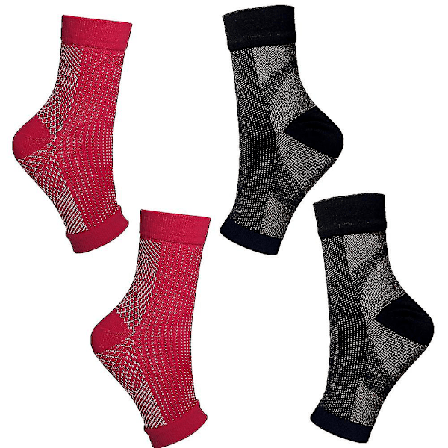 2 st sports kompressionsstrumpor utomhus sports kompressionsstrumpor hopprep fotled