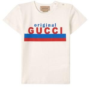 Kids - Gucci White Logo T-Shirt 3-6 months - Tops - 3-6 months - White - Junge