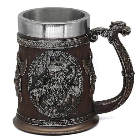 Viking Thor Mjølner Ølkrus Odin Beger 590 ml