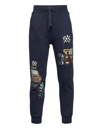 Trousers Racer Cars Sweatpants Mjukisbyxor Blå Lindex