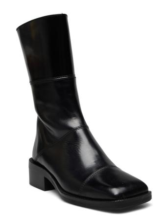 Boots Shoes Boots Ankle Boots Ankle Boot - Heel Svart Billi Bi*Betinget Tilbud