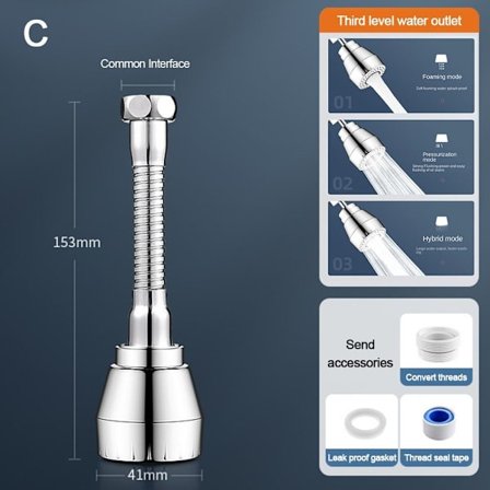 kranmunstycke Kranar Förläng förlängare C C