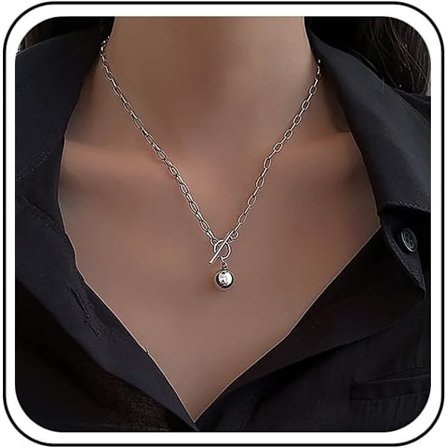 Guld Choker Halsband Spänne Halsband Bollhänge Halsband Chunky Halsband Spänne Kedja Gem Halsband Spänne Halsband