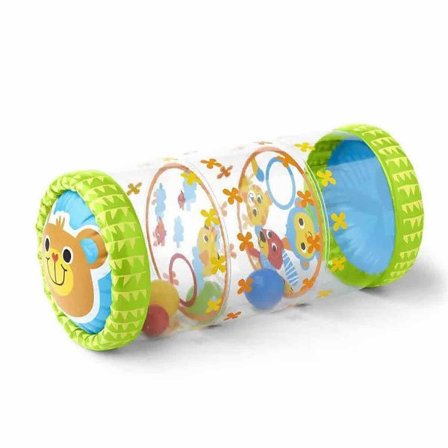 Vauvan puhallettava rulla PVC varhaisen kehityksen ryömintäleluja palloilla ja kelloilla 3 kuukauden - 3 vuoden ikäisille vauvoille