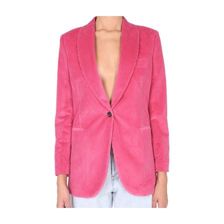 Paul Smith Corduroy Blazer Pink, Dame