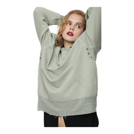 Diesel - Hoodies - Grön - Dam - Storlek: 2xs, Dam, Storlek: 2XS