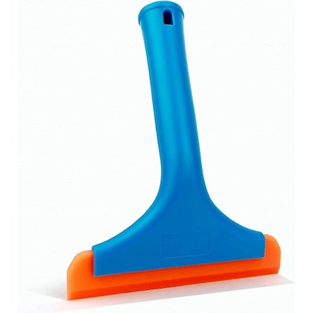 Blad-skrape for dusjdør i glass, speil, bil frontrute - blå