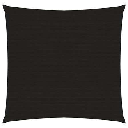 Solsegel 160 g/m² svart 5x5 m HDPE