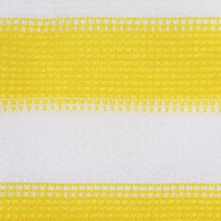 Vidaxl Balkongskärm Gul Och Vit 120x600 Cm Hdpe Multifärg