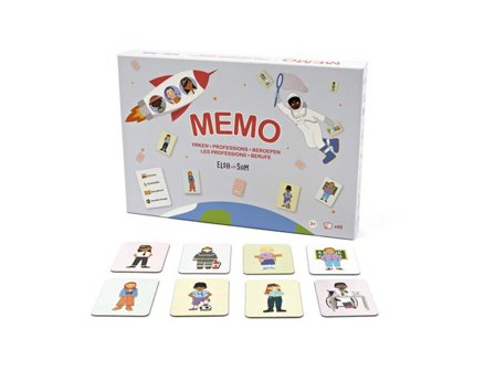 ELSA OCH SAM Memory yrken, Inkluderande - Lyreco - Skola och förskola - Lekmaterial - Spel - Från 3 - 4 år