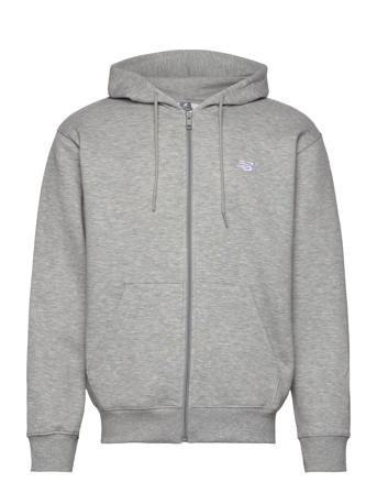Sport Essentials Logo Fleece Full Zip Sport Sport Clothing Sport Sweat-shirts & Hoodies Sport Hoodies Grey New Balance