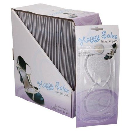 Komfortabelt indlægssål med gel 2-pak