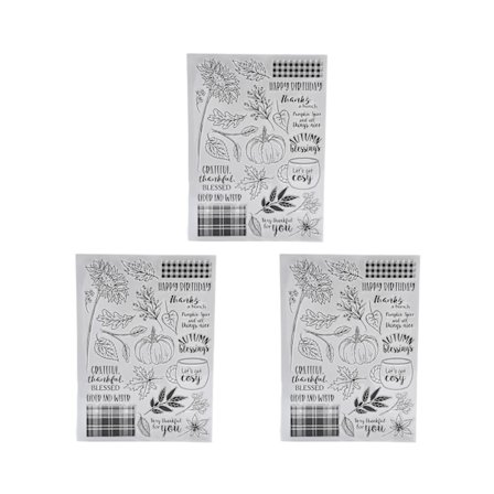 Gjennomsiktig stempel gjennomsiktig silikon stempel reise minnekort dekorasjonsverktøy