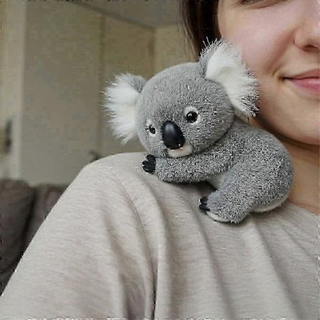 Koaly Plys Emotionel Støtte Ledsager med Realistiske Naturlige Bevægelser for Komfort og Heling