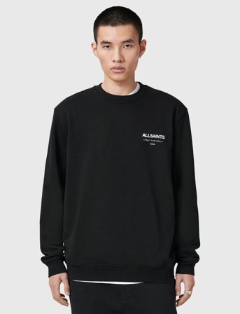 AllSaints Underground Crew - Black - S