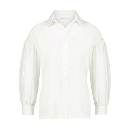 Jane Lushka Blouse Sabine Technical Jersey White , Wit , Dames , Maat: XS