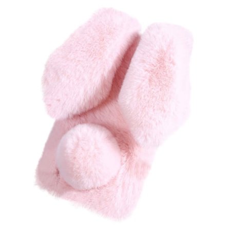 Fluffy Rabbit Samsung Galaxy A10 skal - Rosa