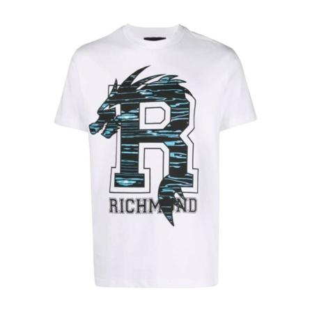 John Richmond T-Shirt Ump22057Ts Hvid, Herre T-shirts