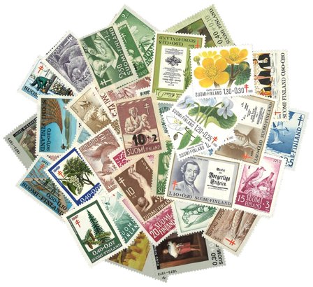 Finland - Tuberkulose - 38 forskellige frimærker - Postfrisk