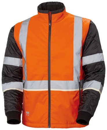 Helly Hansen Workwear UC-ME 73185_269 Vinterjacka varsel, orange/svart Varsel, Orange/Svart, Kläder