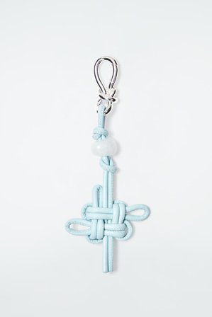 COS Women's Harmony Knotted Bag Charm in Blue
