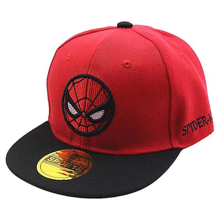 Barne Unisex Spiderman Snapback Baseball Cap Superhelt Justerbar Hat