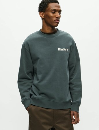 WOOD WOOD Wwjames Crew Neck Aaneue 25219 - Green - S