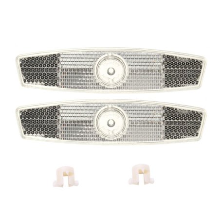 Cykel Cykel Hjul Reflektor Säkerhetsekrar reflekterande fäste Vintage Clip Warning